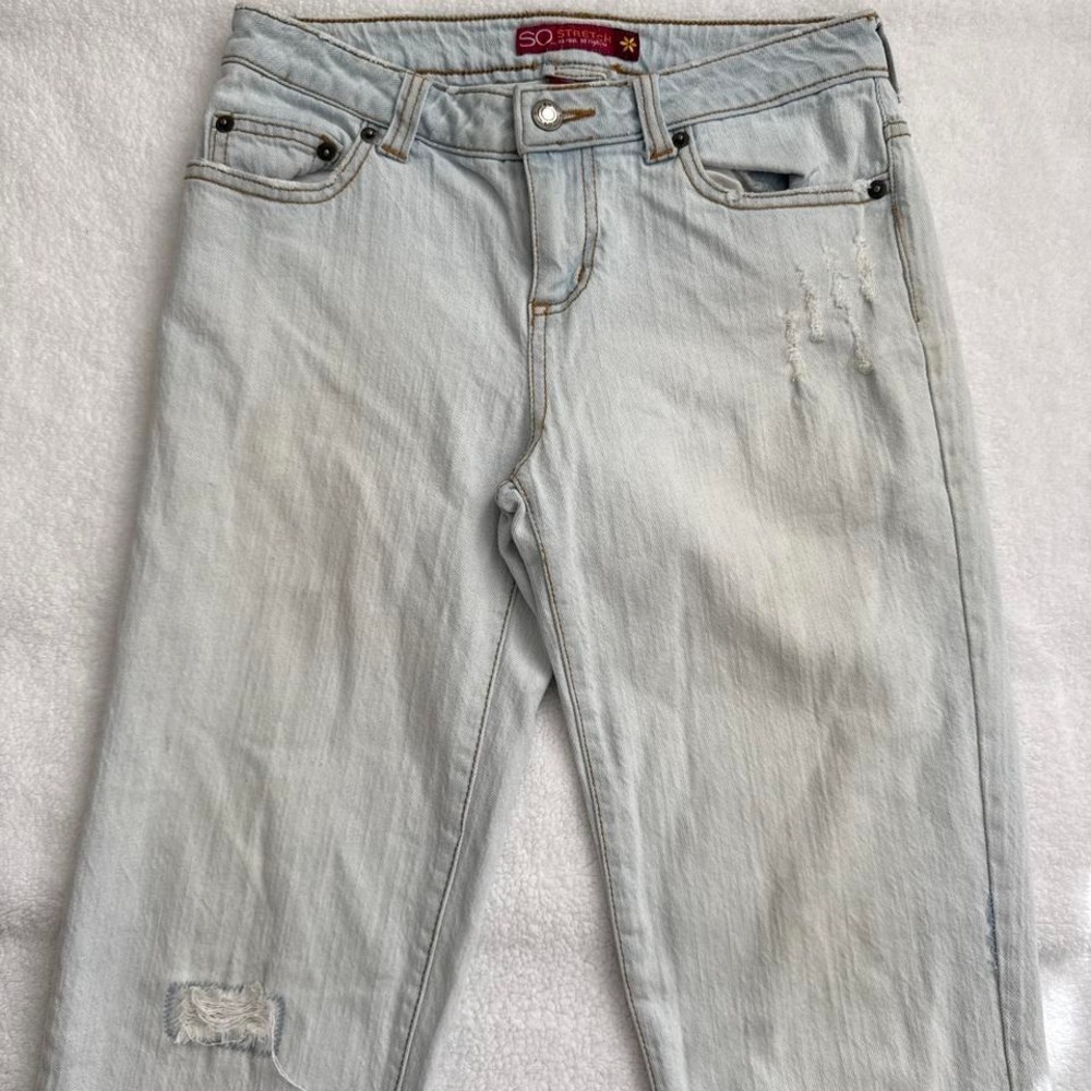 y2k SO low rise capris